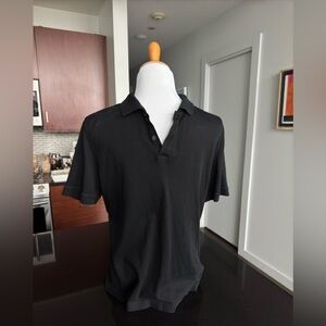 Banana Republic Black Luxury Touch Polo Shirt Medium | Great Condition